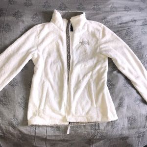 The North Face osito white jacket